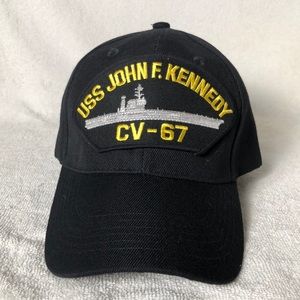 New USS John F Kennedy CV-67 Navy ship  ball cap.